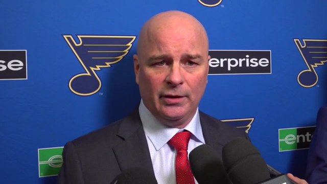 'Maybe our best complete game of the year' vs. Canucks, Blues coach Jim Montgomery says